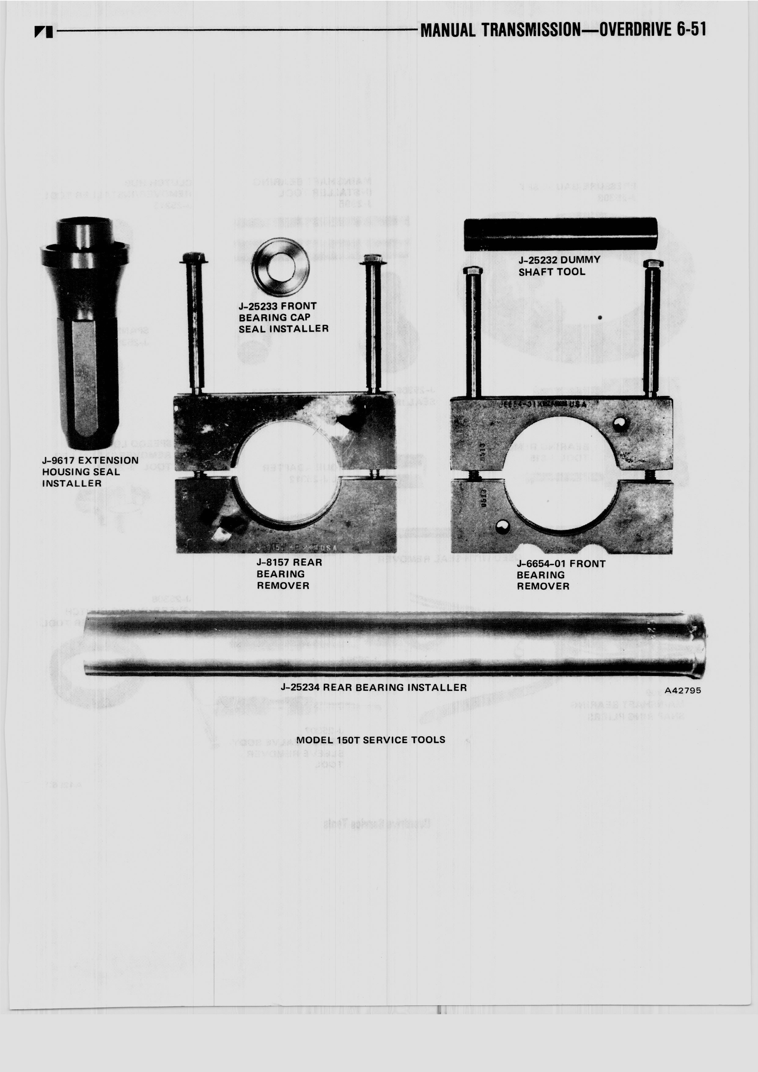 Manual Transmission Overdrive Amc Technical Service Manual Page